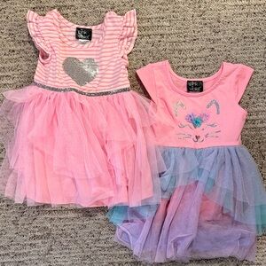 Pink Violet Girls' Pink and Purple Tutu Costume Set